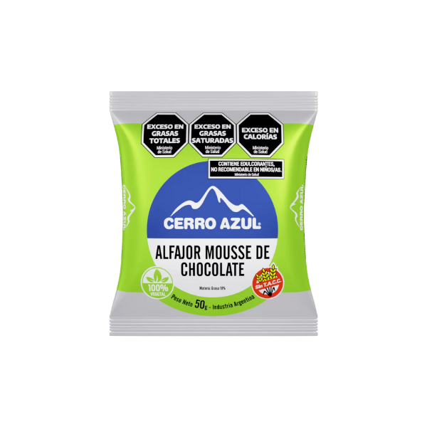 Producto - Alfajor Mouse de Chocolate vegetal Cerro Azull
