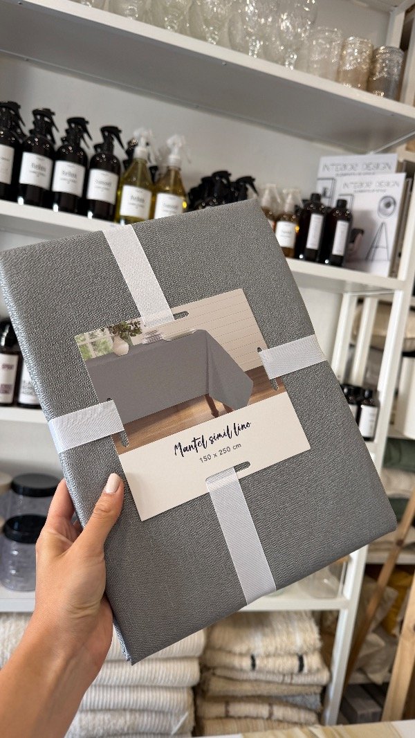 Producto - Mantel Lino Gris 2,50x1,50