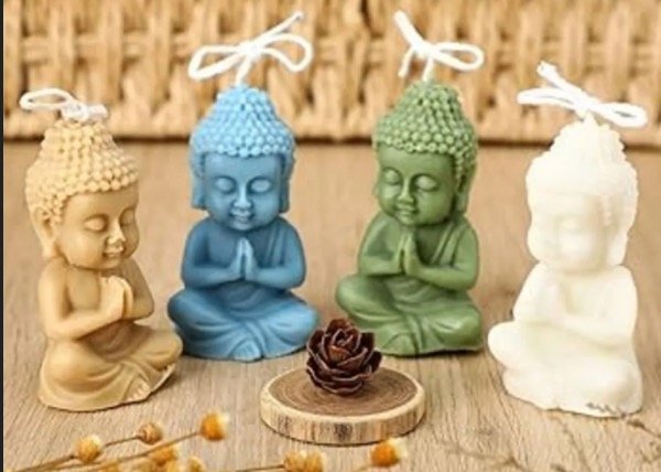 Producto - MOLDE SILICONA BUDA ARRODILLADO