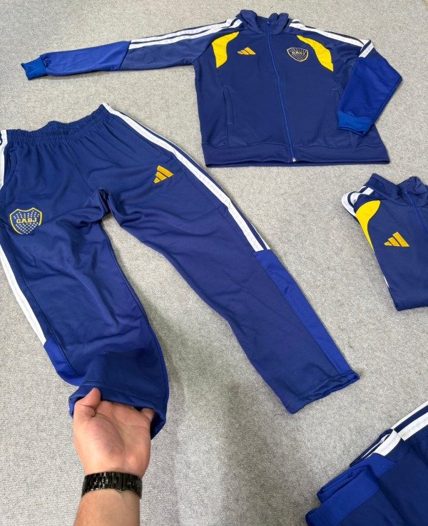 Producto - CONJUNTO BOCA JRS FRIZADO AZUL 2026/2027 - 1