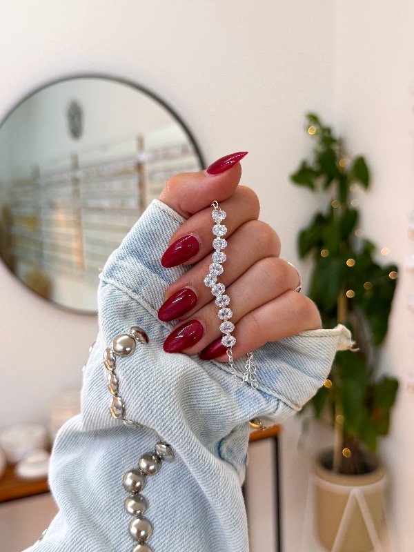 Producto - Pulsera acero blanco cúbic v