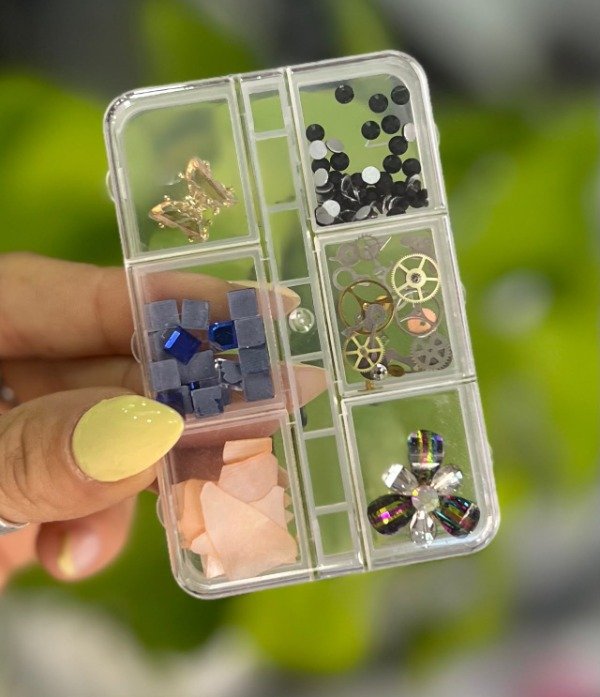 Producto - Deco x 6 CON PIEDRAS DE COLORES TENDENCIA - 0