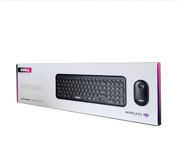 Producto - COMBO TECLADO + MOUSE INALAMBRICO OCW250 NEGRO