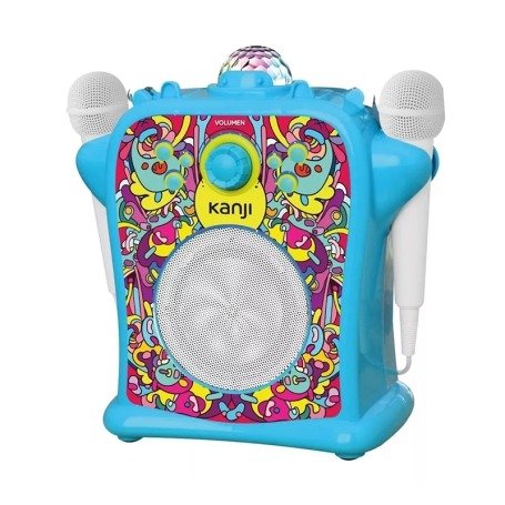 Producto - Parlante Kanji Karaoke Niños 2 Micrófonos Usb Bluetooth