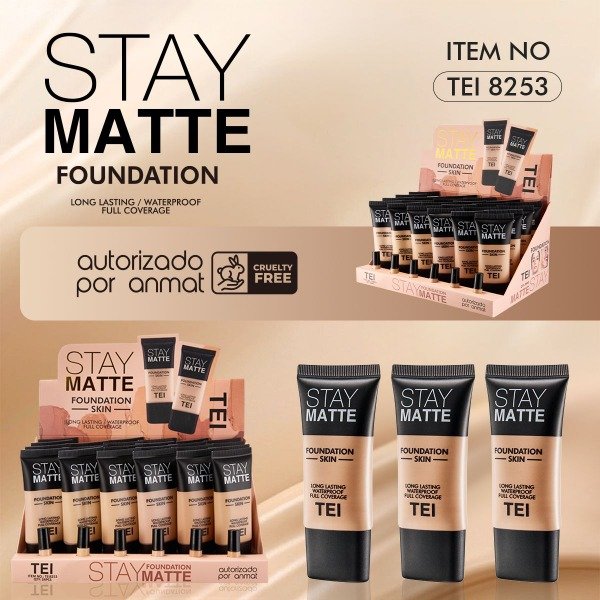 Producto - Caja x24u base Stay Matte / Born to glow TEI