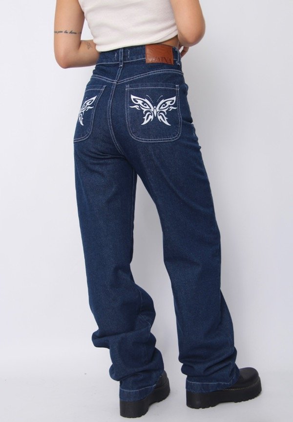 Producto - Wide Leg - Blue Butterfly - 0