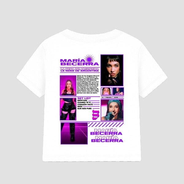 Producto - Remera Over maria becerra niños