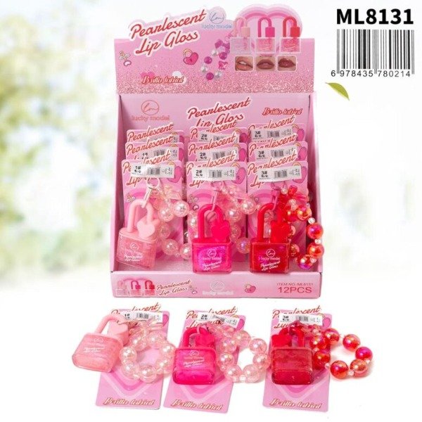 Producto - BRILLO LABIAL CANDADO CON LLAVERO