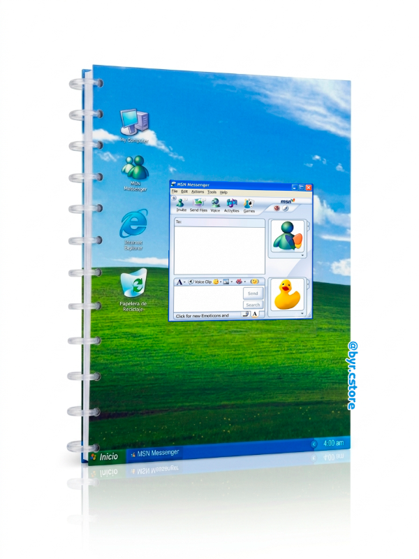 Producto - Cuaderno inteligente sistema de discos A4 Nostalgic Frutiger Y2K