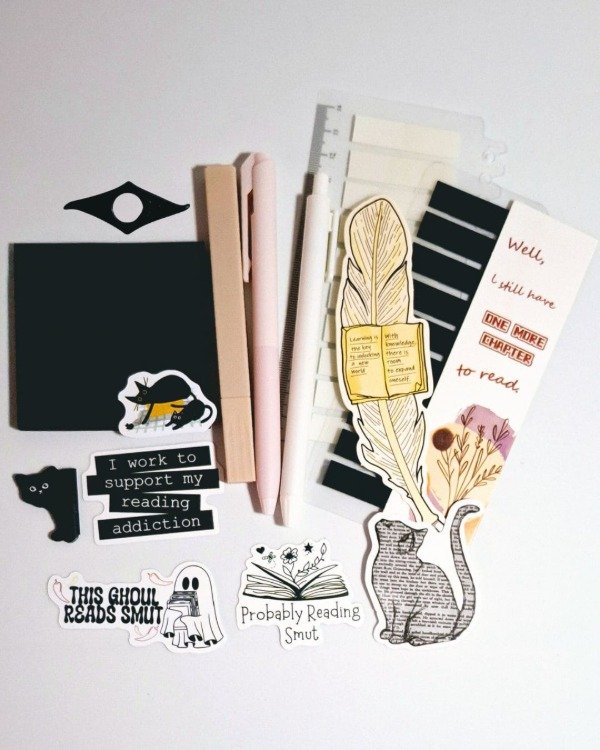 Producto - Pack literario "Booklover Black and White"