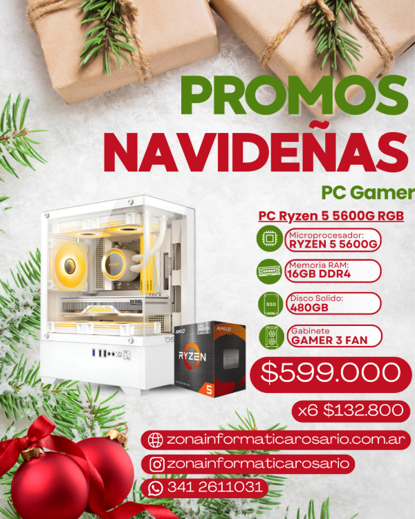 Producto - PC RYZEN 5 5600G RGB