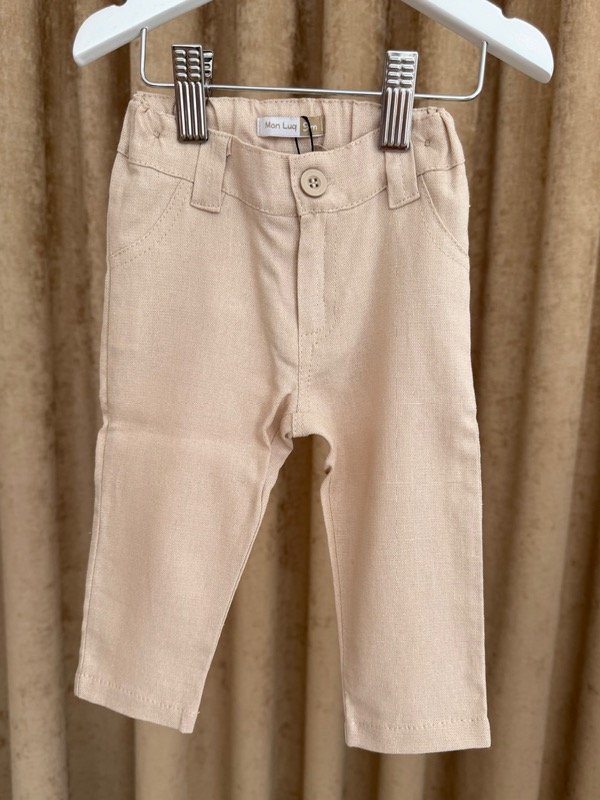 Producto - Pantalón BB Lino Beige