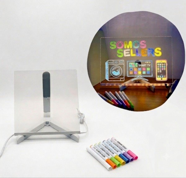 Producto - Pizarra Magica Dinax con Luz Led - 0