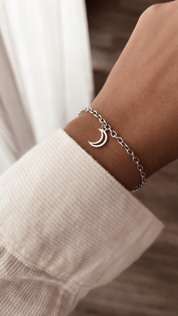 Producto - Pulsera Luna acero quirúrgico