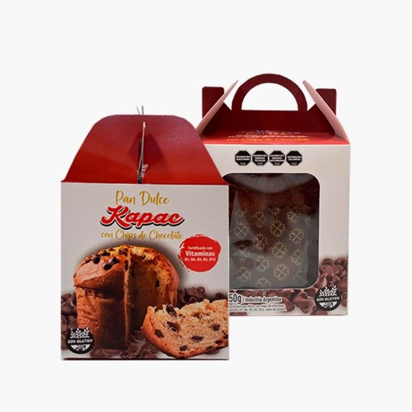 Producto - Pan Dulce con Chips de Chocolate SIN GLUTEN 250gr Kapac
