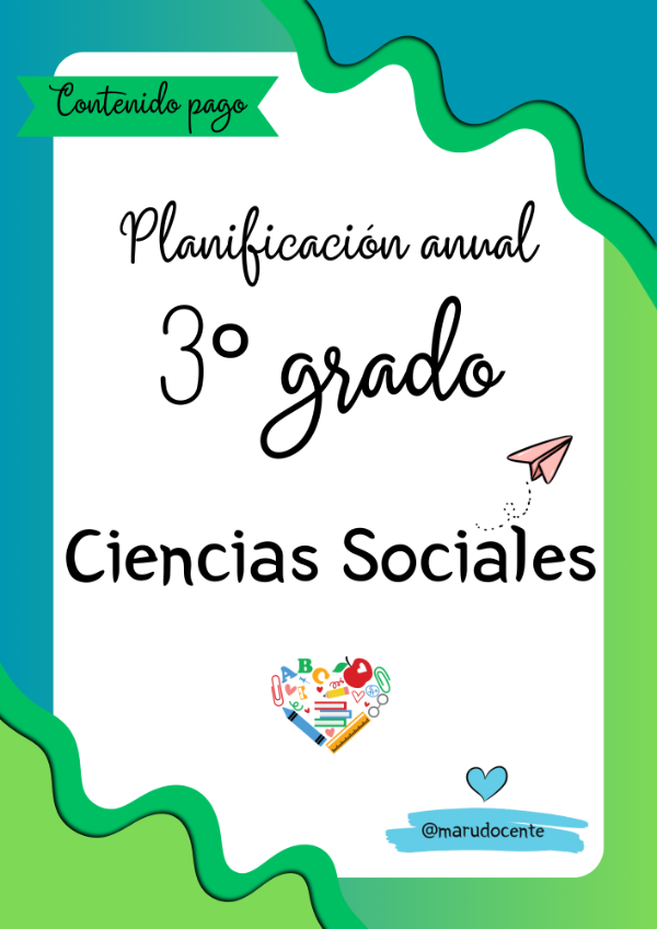Producto - ANUAL CS. SOCIALES - TERCER GRADO