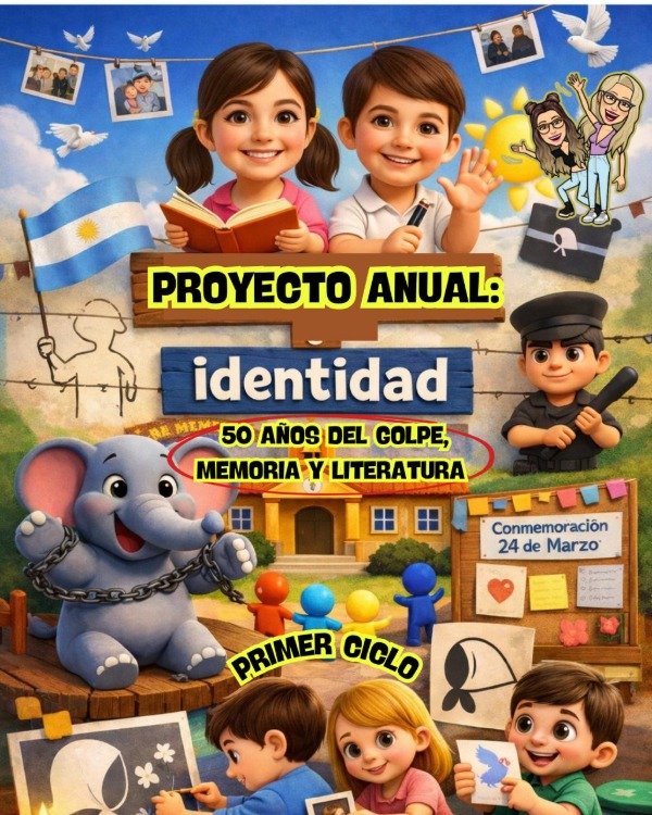 Producto - PROYECTO ANUAL. IDENTIDAD. 50 AÑOS DEL GOLPE. MEMORIA Y LITERATURA. PRIMER CICLO