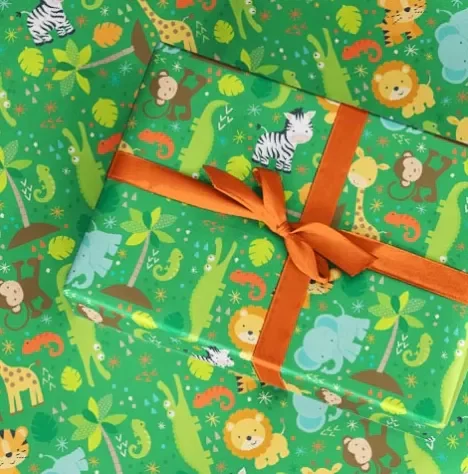 Producto - PAPEL DE REGALO SELVA