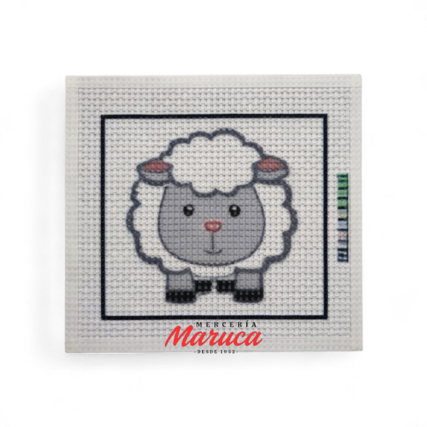 Producto - Tapiz con lanas incluidas 20 x 20. Art TB 320.