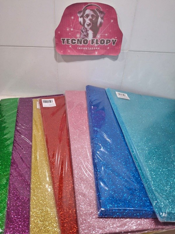 Producto - Goma eva glitter