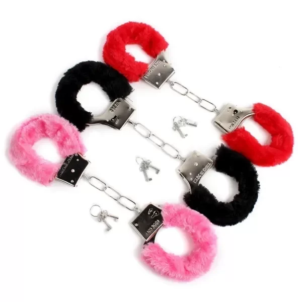 Producto - Esposas con peluche de color