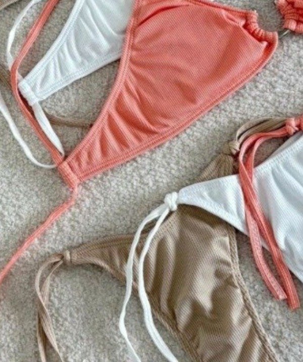 Producto - Bombacha Bikini Oliva beige