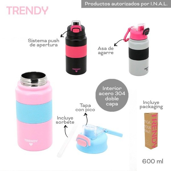 Producto - BOTELLA TERMICA TRENDY 18441
