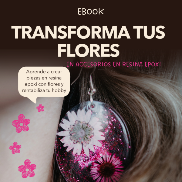 Producto - Transforma tus flores en joyas de resina