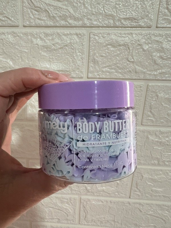 Producto - Body Butter de Frambuesa - Mely Skincare (110 g)