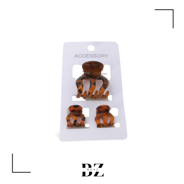 Producto - SET DE 3 BROCHES EN CARD COLOR TIPO CAREY - 2011-6