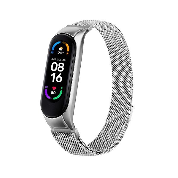 Producto - MALLA CORREA METÁLICA XIAOMI MI BAND 7 PLATEADA