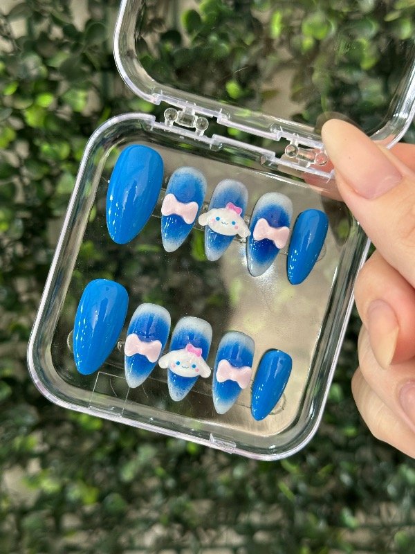 Producto - Uñas Cinnamonroll Blue