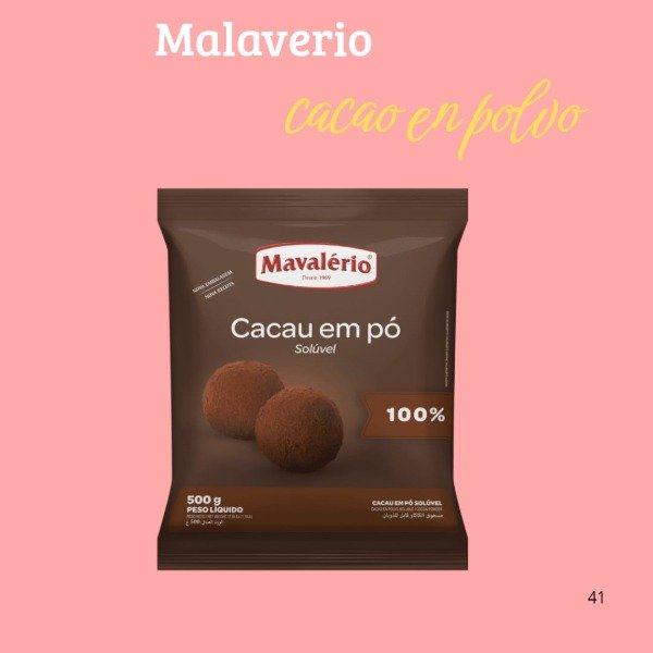 Producto - Chocolate en polvo malaverio