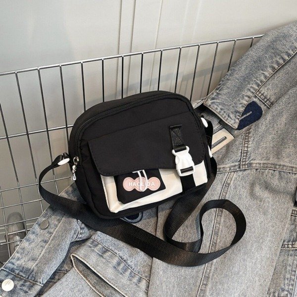 Producto - Morral Negro y blanco Cute