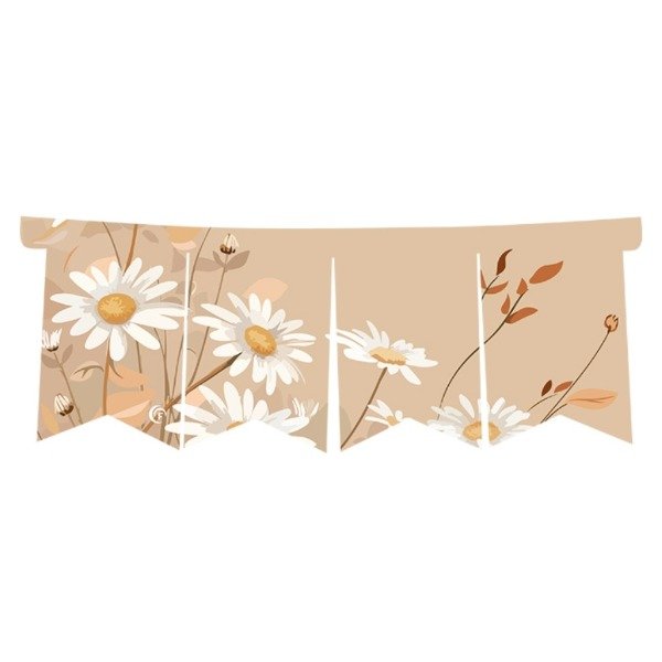 Producto - Banderín MARGARITAS KRAFT