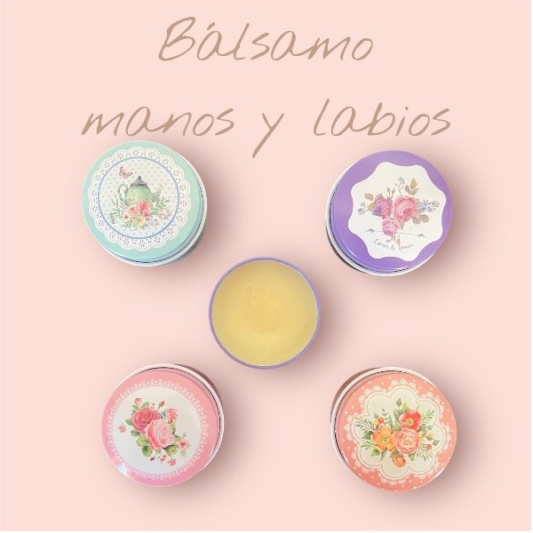 Producto - BÁLSAMO Ancestral labios y manos- Lata flores 25 cc- - 1