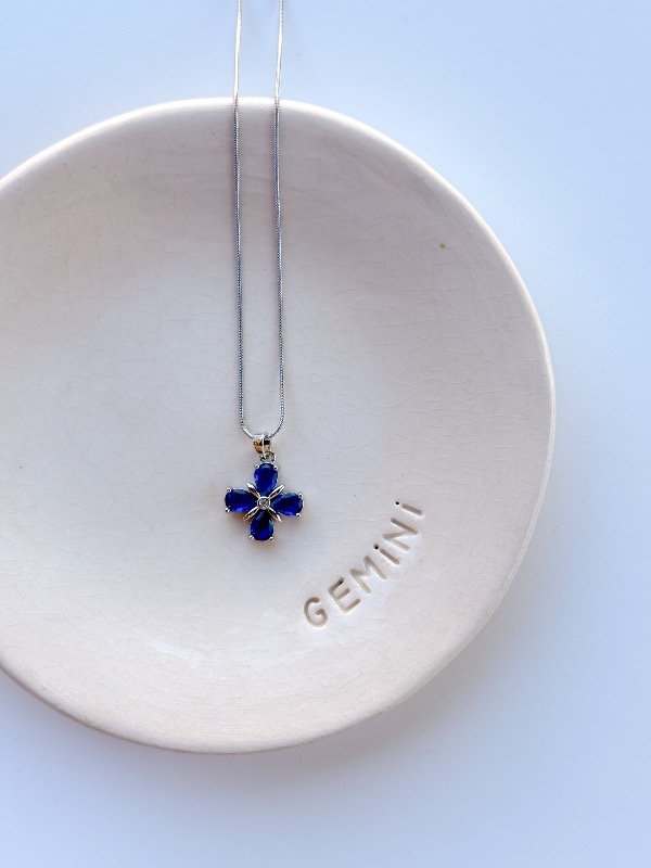 Producto - Collar Settia Azul