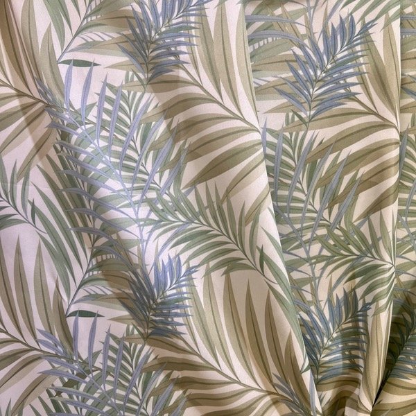 Producto - Mantel de Tela Antimanchas Hojas Aqua