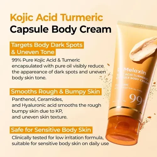 Producto - Dr Melaxin Kojic Acid Turmeric Capsule Body Cream 200g - 1