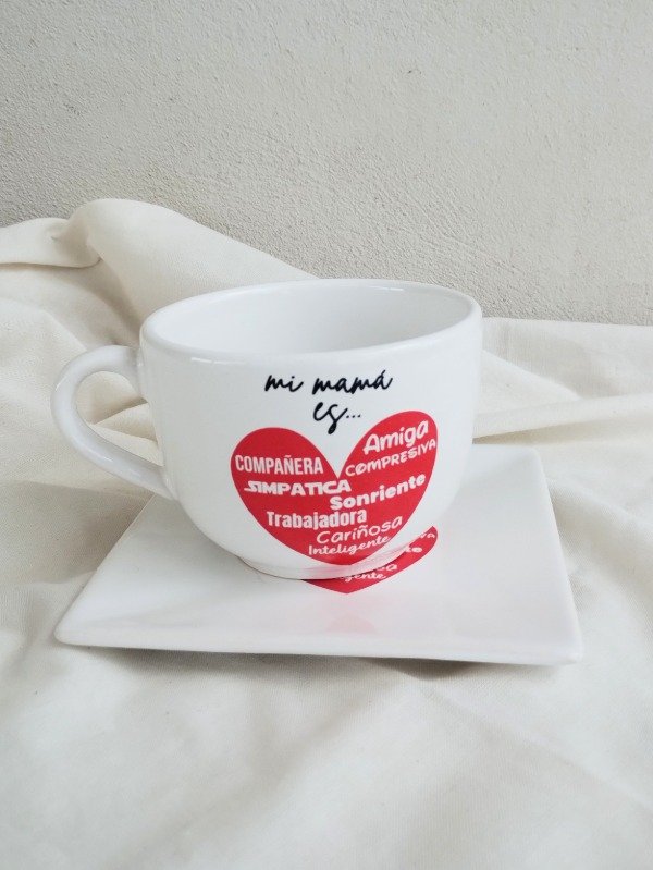 Producto - Mamá es todo Taza XL + Plato - 2