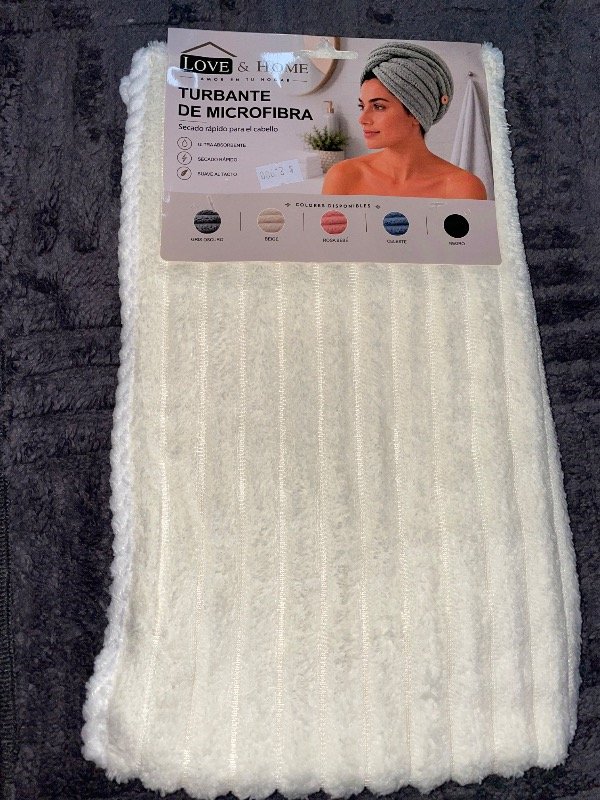 Producto - Turbante de microfibra LOVE y HOME - 4