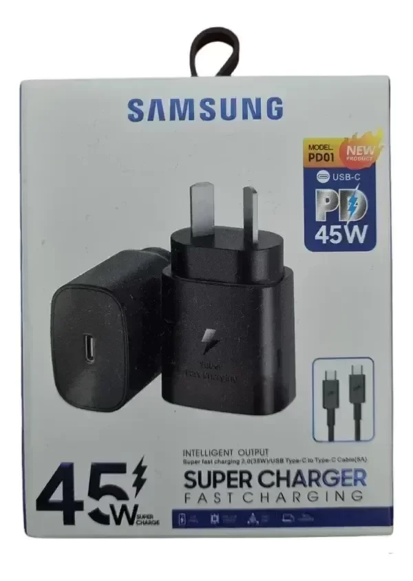 Producto - Cargador Samsung 45W + Cable TC a TC