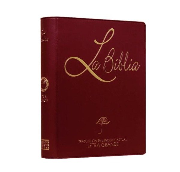 Producto - Biblia Traducción Lenguaje Actual Letra Mediana Bordó
