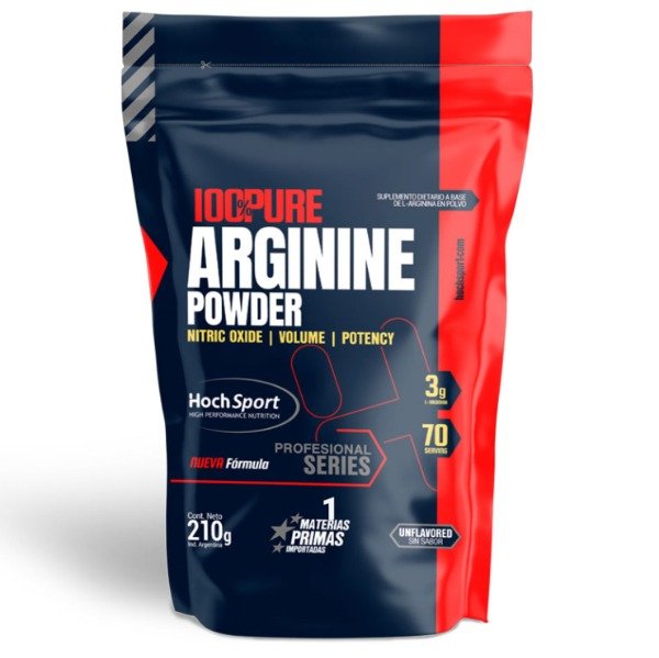 Producto - Arginine Powder HOCH SPORT 210 g / Energía, Vasodilatación y Rendimiento