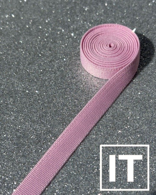 Producto - Elástico bretel económico opaco 10mm rosa bebé(por metro)