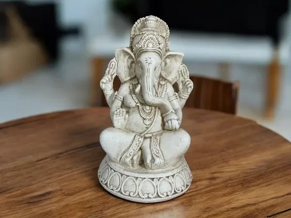 Producto - IMAGEN GANESH CON BASE 18CM YESO EXTRA DURO