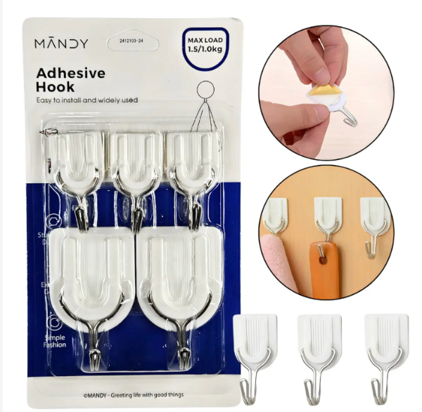 Producto - T-35431 Gancho adhesivo U
