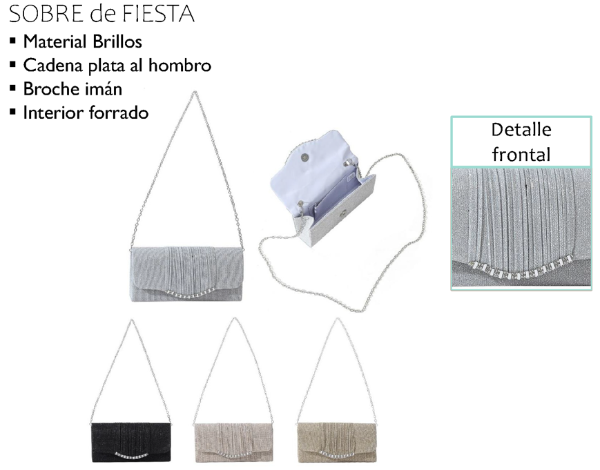 Producto - SOBRE DE FIESTA LA CHAPELLE 12UO 6091