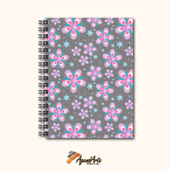 Producto - Cuaderno Anotador A5 - Tapa Dura - 120 hojas Diseño 3