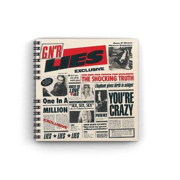 Producto - Cuaderno - GUNS N ROSES - Lies